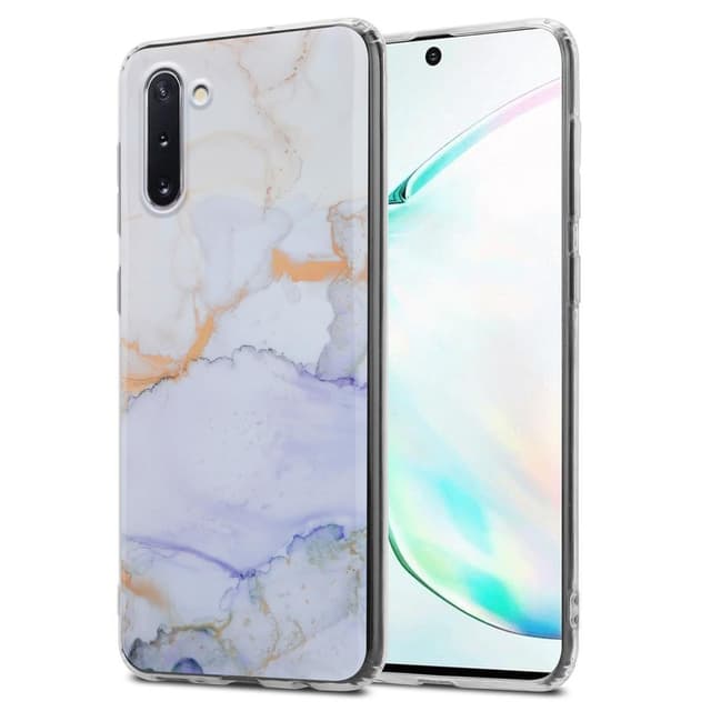 Samsung Galaxy NOTE 10 Plånboksfodral Skal (Vit)