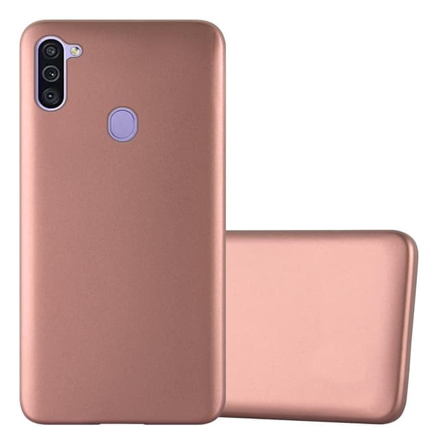 Samsung Galaxy A11 / M11 Cover Etui Case (Lyserød)
