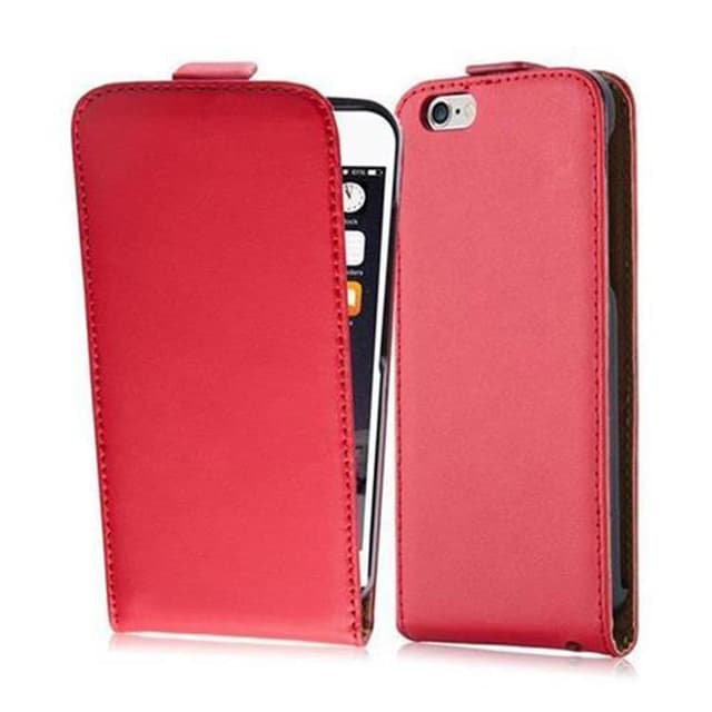 iPhone 6 PLUS / 6S PLUS Pungetui Flip Cover (Rød)