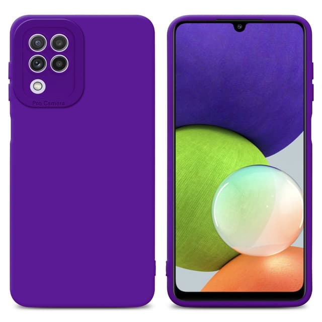 Samsung Galaxy A22 4G Cover Etui Case (Lilla)