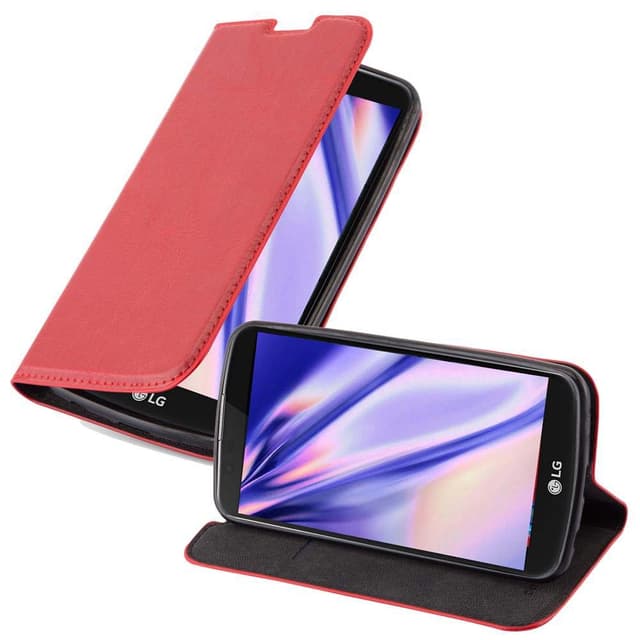 LG K10 2016 Skal Fodral Case (Röd)