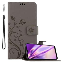 Samsung Galaxy A20s Plånboksfodral Skal (Grå)