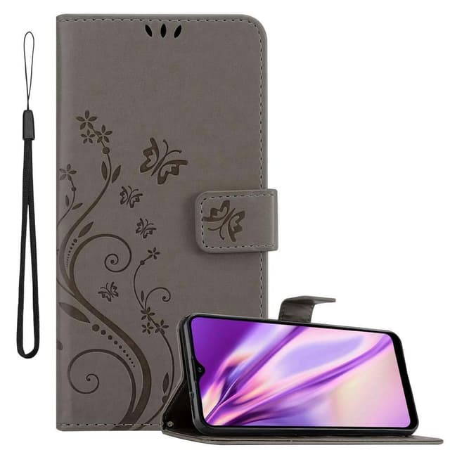 Samsung Galaxy A20s Pungetui Cover Case (Grå)