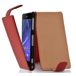 Sony Xperia Z2 Pungetui Flip Cover (Rød)
