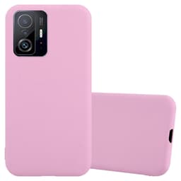 Deksel Xiaomi 11T / 11T PRO Silikon cover (rosa)