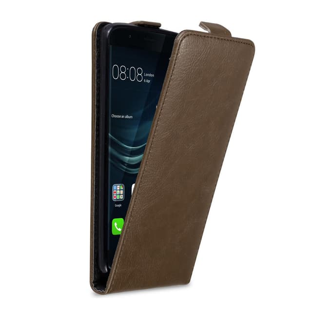 Huawei P9 PLUS Pungetui Flip Cover (Brun)