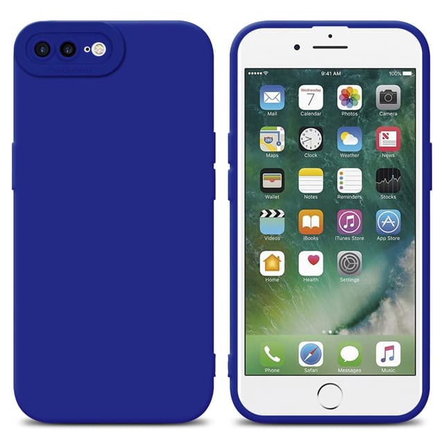 iPhone 7 PLUS / 7S PLUS / 8 PLUS Cover Etui Case (Blå)