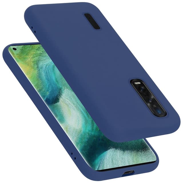 Oppo FIND X2 PRO Skal Fodral Case (Blå)