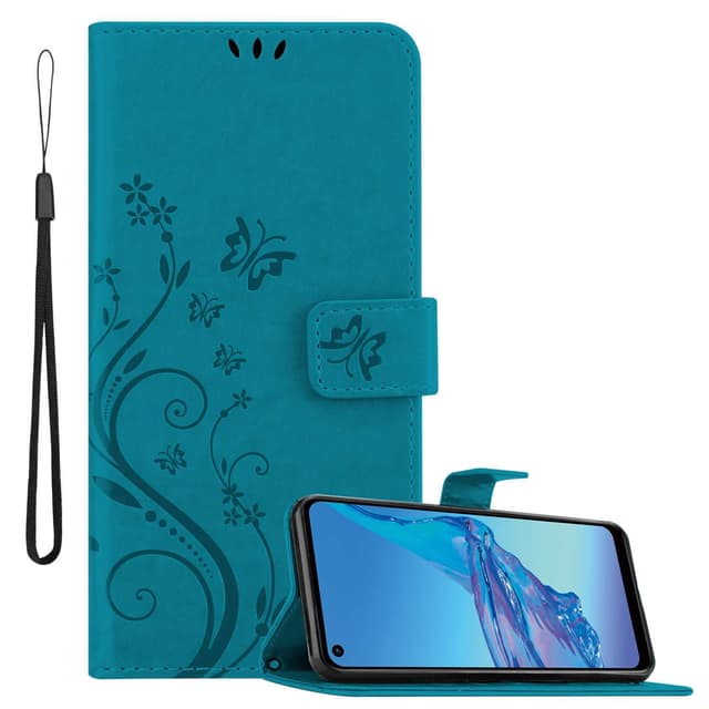 Oppo A53s Pungetui Cover Case (Blå)