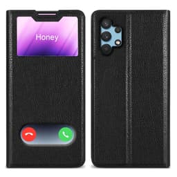 Lompakkokotelo Samsung Galaxy A32 4G Case (Musta)