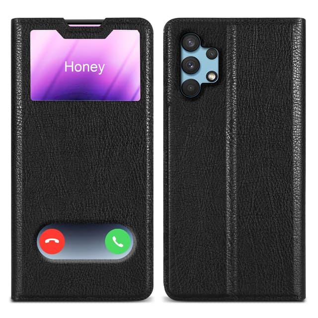 Lompakkokotelo Samsung Galaxy A32 4G Case (Musta)