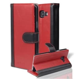 Samsung Galaxy A5 2016 lommebokdeksel cover (rød)