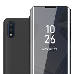 Samsung Galaxy A01 Plånboksfodral Skal (Svart)