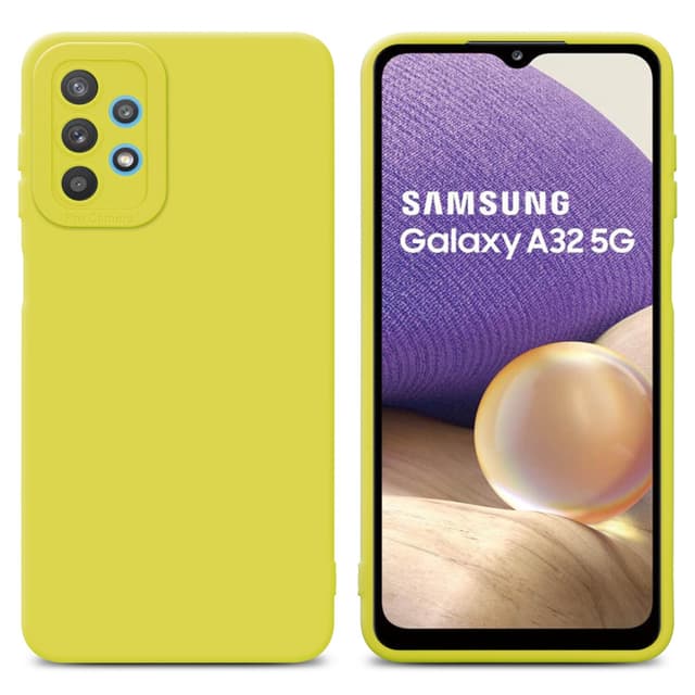 Samsung Galaxy A32 5G Skal Fodral Case (Gul)
