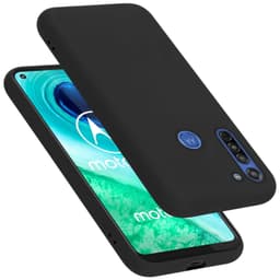 Motorola MOTO G8 Suojakuori Suojakotelo (Musta)