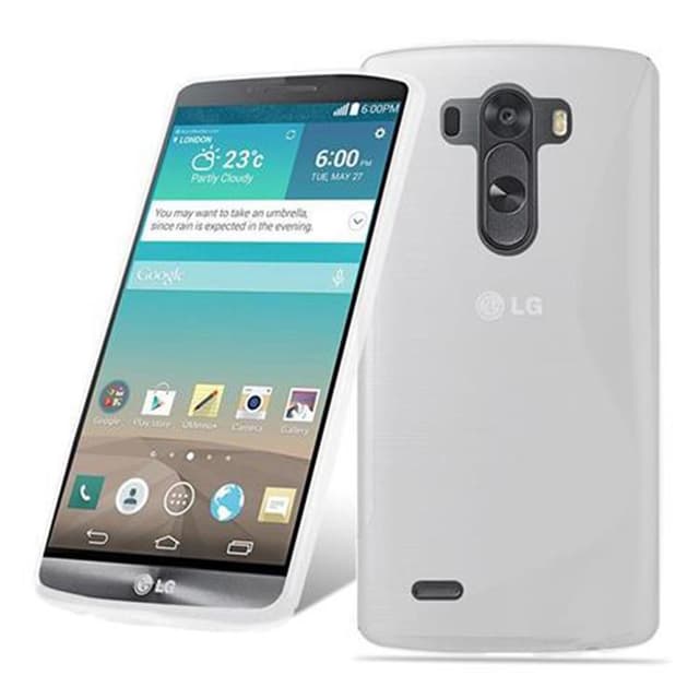 LG G3 STYLUS Etui Case Cover (Gennemsigtig)