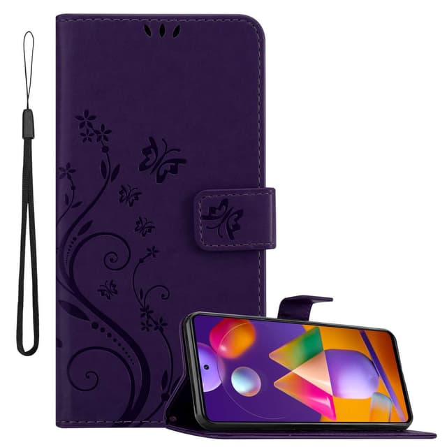 Samsung Galaxy M31s Plånboksfodral Skal (Lila)