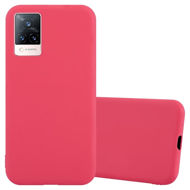 Cover Vivo V21 4G / 5G Etui Case (Rød)