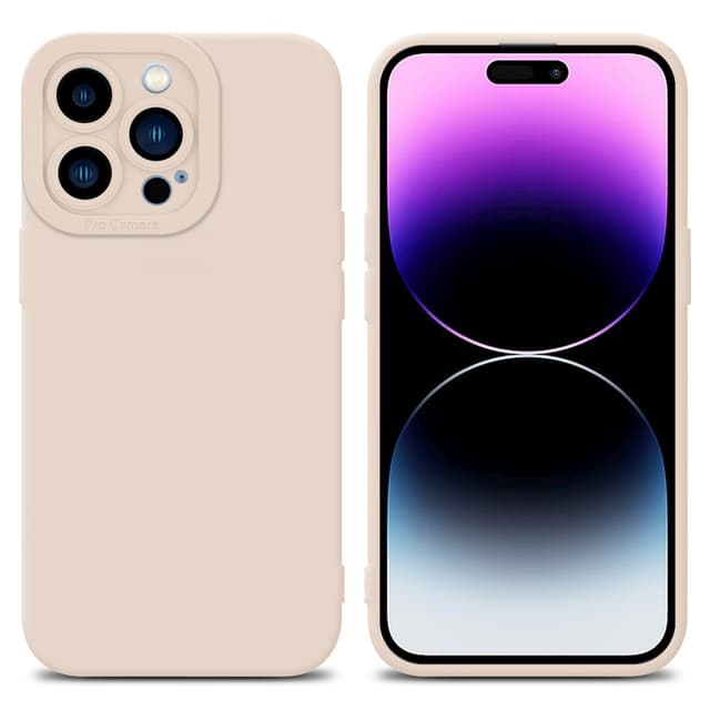 iPhone 14 PRO MAX Suojakuori Kotelo (Vaaleanpunainen)