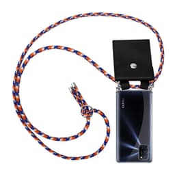 Oppo A92 Suojakuori Kotelo Ketju (Sininen)