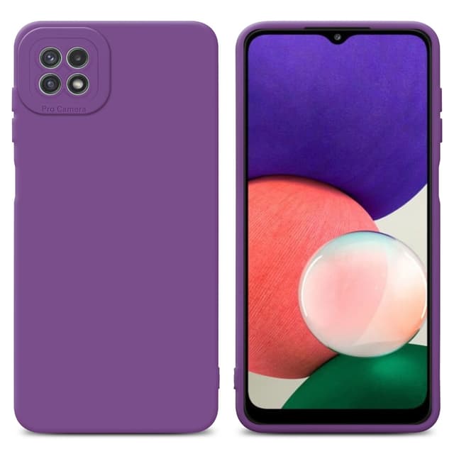 Samsung Galaxy A22 5G Skal Fodral Case (Lila)