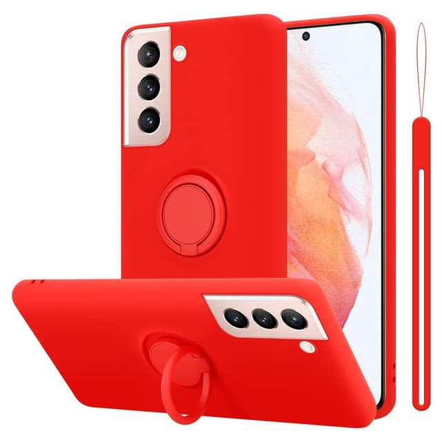 Skal Samsung Galaxy S21 5G Fodral Case (Röd)