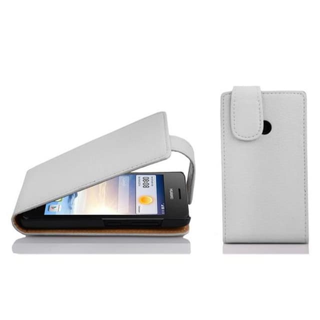 Huawei ASCEND G330 Pungetui Flip Cover (Hvid)