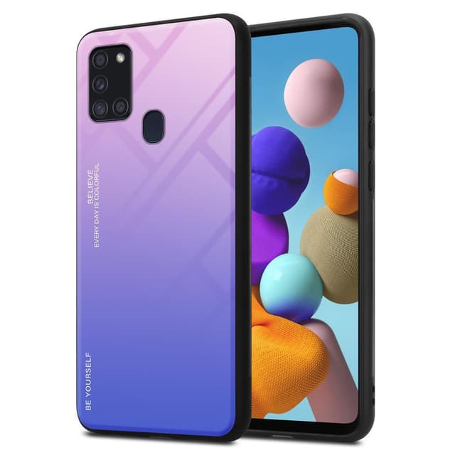 Samsung Galaxy A21s Skal Fodral Case (Svart)
