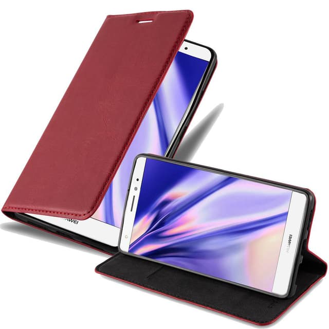 Huawei MATE S Suojakuori Lompakkokotelo (Punainen)