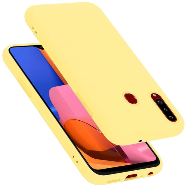 Samsung Galaxy A20s Suojakuori Kotelo (Keltainen)