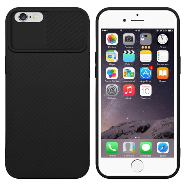 iPhone 6 PLUS / 6S PLUS Cover Etui Case (Sort)