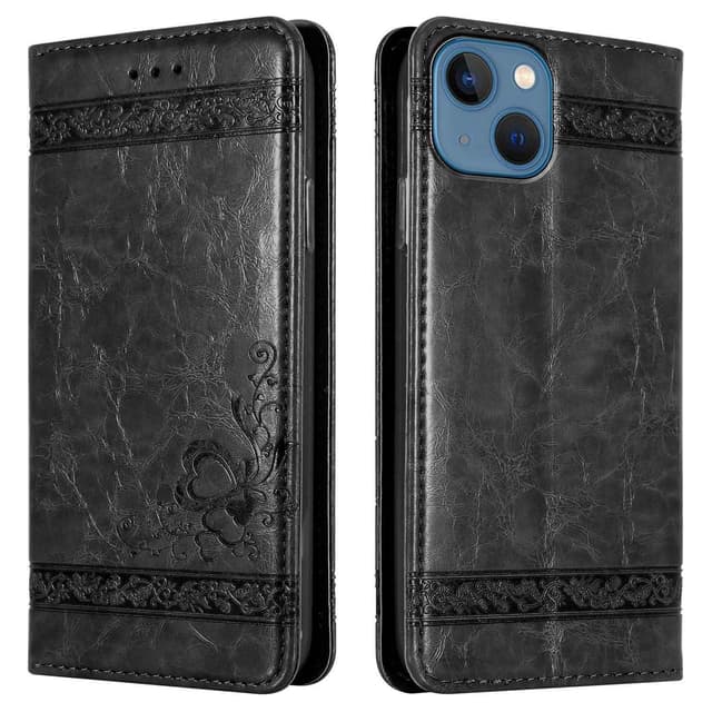 iPhone 13 MINI Plånboksfodral Skal (Svart)
