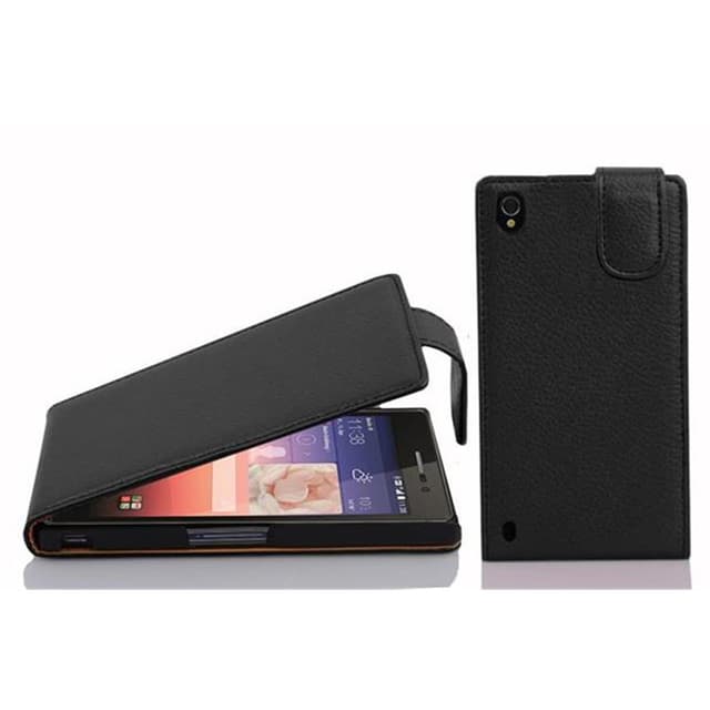 Huawei ASCEND P7 Pungetui Flip Cover (Sort)