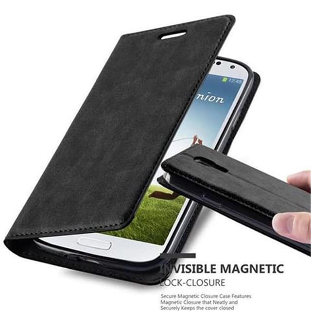 Samsung Galaxy S4 lommebokdeksel case (svart)