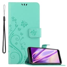Samsung Galaxy J6 PLUS Plånboksfodral Skal (Turkos)