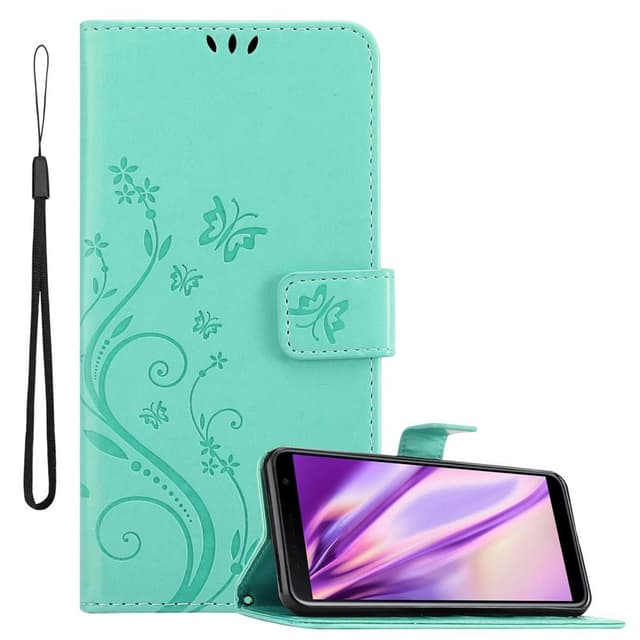 Samsung Galaxy J6 PLUS Pungetui Cover Case (Turkis)