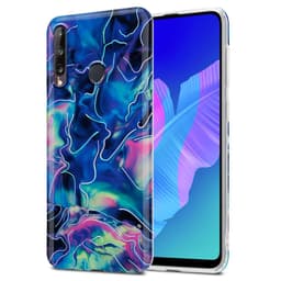 Huawei P40 LITE E Pungetui Cover Case (Blå)