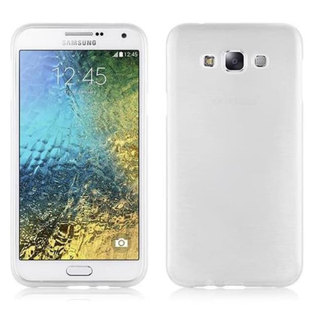 Samsung Galaxy E7 Skal Fodral Case (Silver)