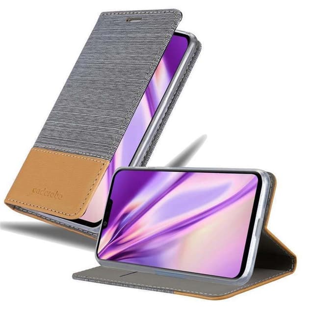 LG G8 ThinQ Plånboksfodral Skal (Grå)