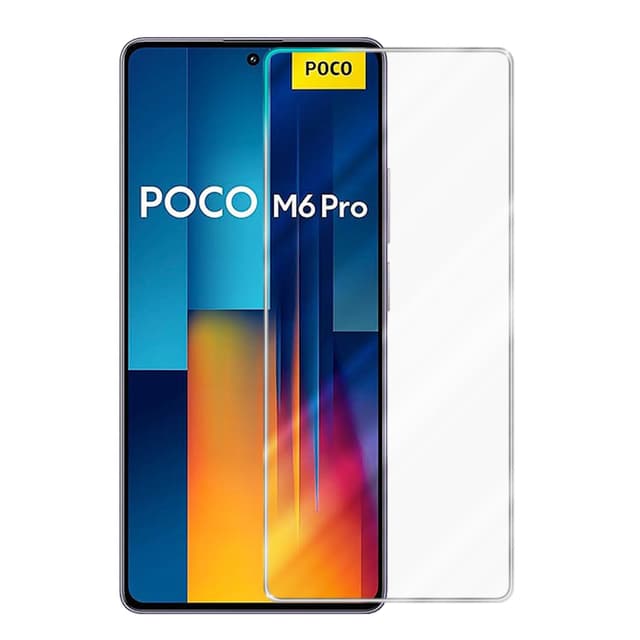 Xiaomi Poco M6 Pro 4G Skyddsglas Skyddsfilm Skärmskydd
