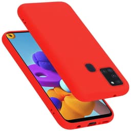Samsung Galaxy A21s Suojakuori Kotelo (Punainen)