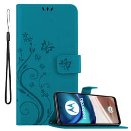 Motorola MOTO G42 Pungetui Cover Case (Blå)