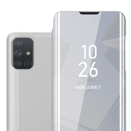 Suojakuori Samsung Galaxy A71 4G Lompakkokotelo (Hopea)