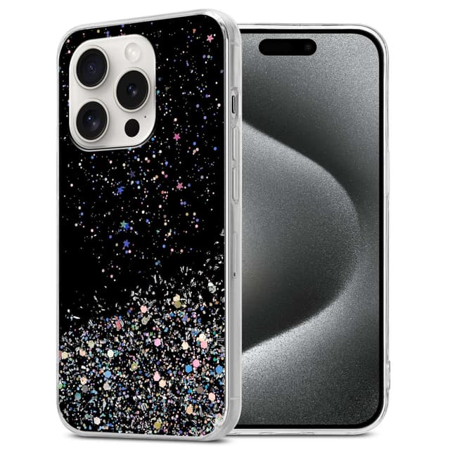 iPhone 15 PRO Cover Etui Case (Sort)