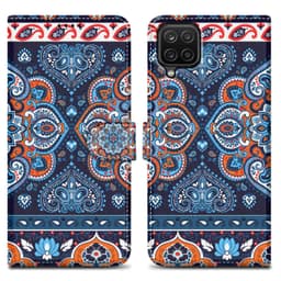 Samsung Galaxy A12 / M12 Plånboksfodral Skal (Blå)