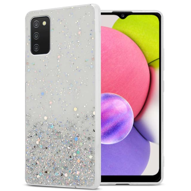 Samsung Galaxy A03s Silikondeksel Glitter