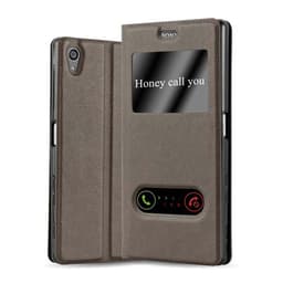 Lompakkokotelo Sony Xperia Z5 PREMIUM Case (Ruskea)