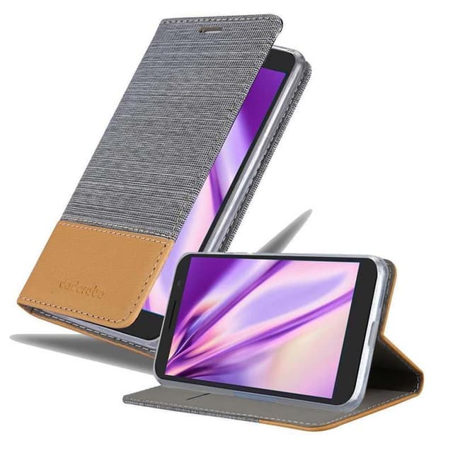 Alcatel 3 2018 lommebokdeksel etui (grå)