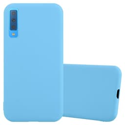 Samsung Galaxy A7 2018 deksel tpu case cover (blå)