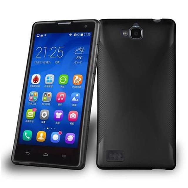 Honor 3C Deksel Case Cover (svart)